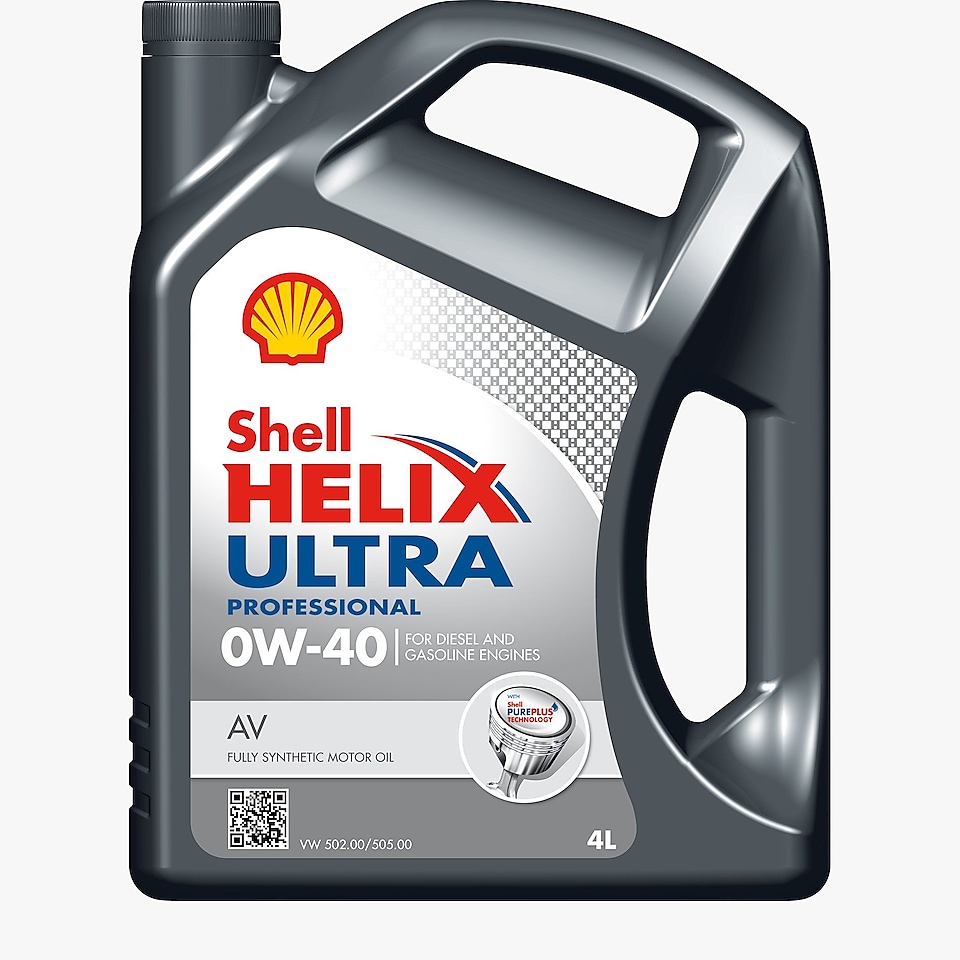 Packshot Shell Helix Ultra AV 0W-40