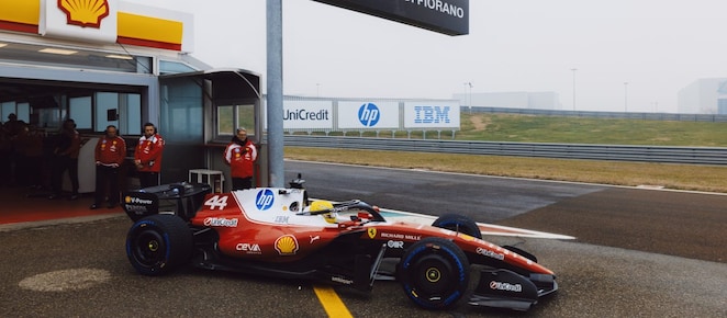 Ferrari racing car