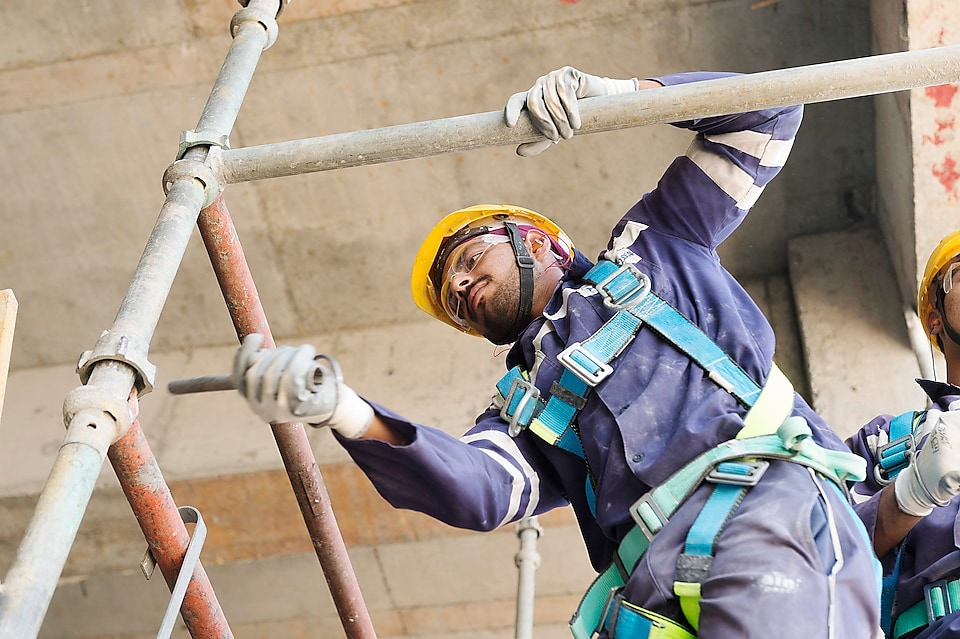 Shell worker in a  Naphtha Cracking facility