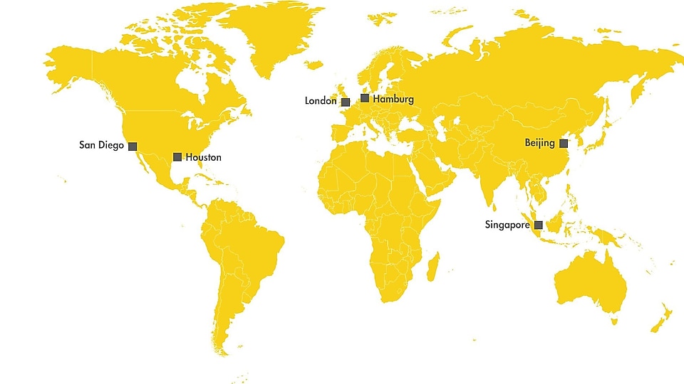 Map of Shell Energy China