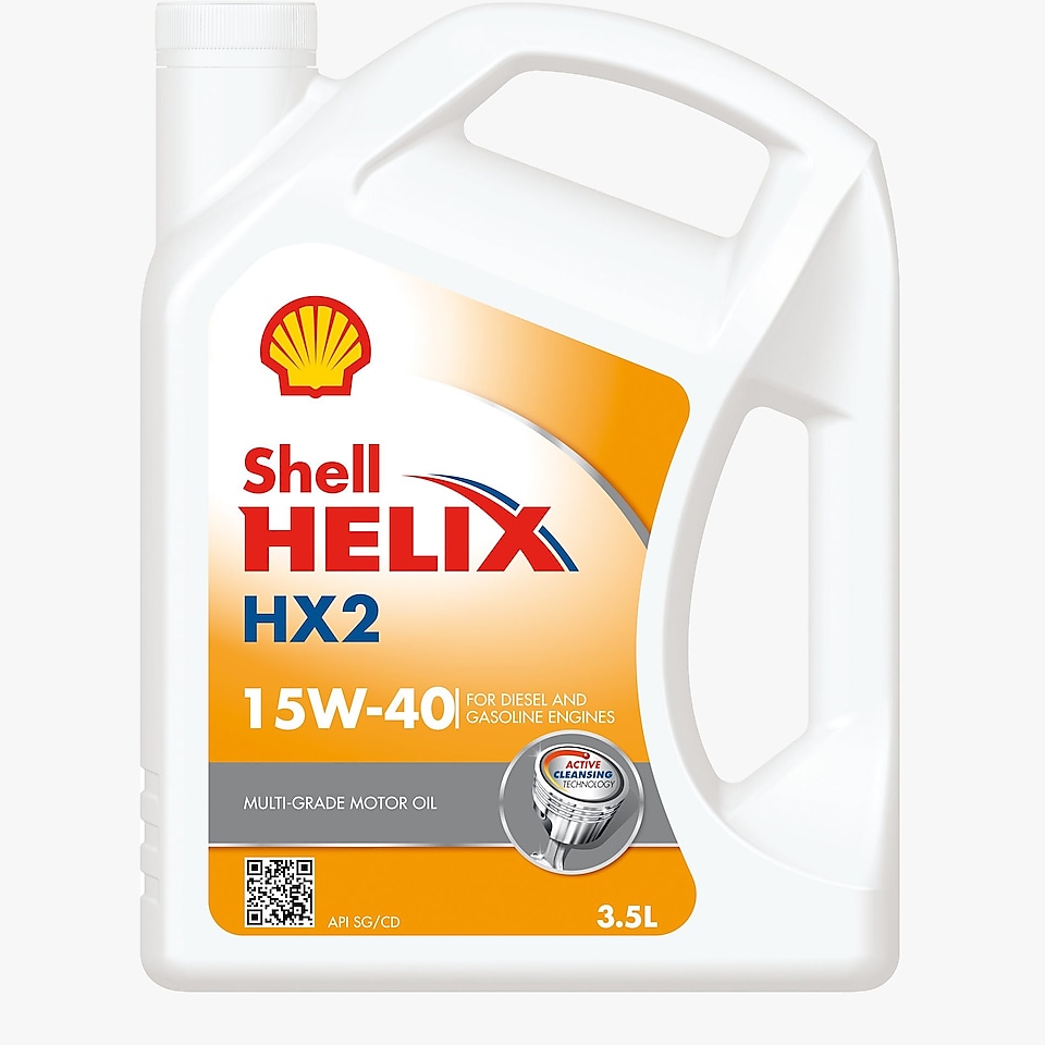Packshot of Shell Helix HX2 15w-40