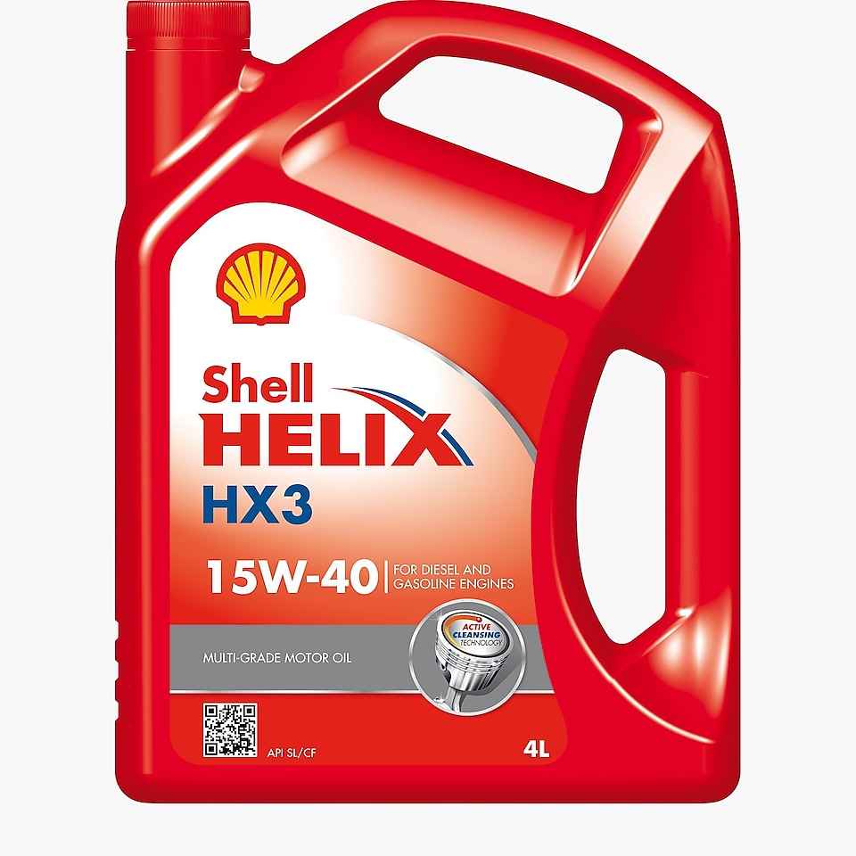 Packshot for Shell Helix HX3 15W-40