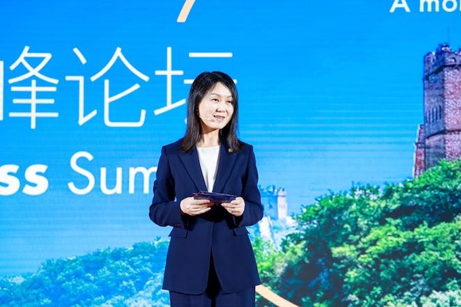 图注：壳牌中国集团主席陈琳致辞