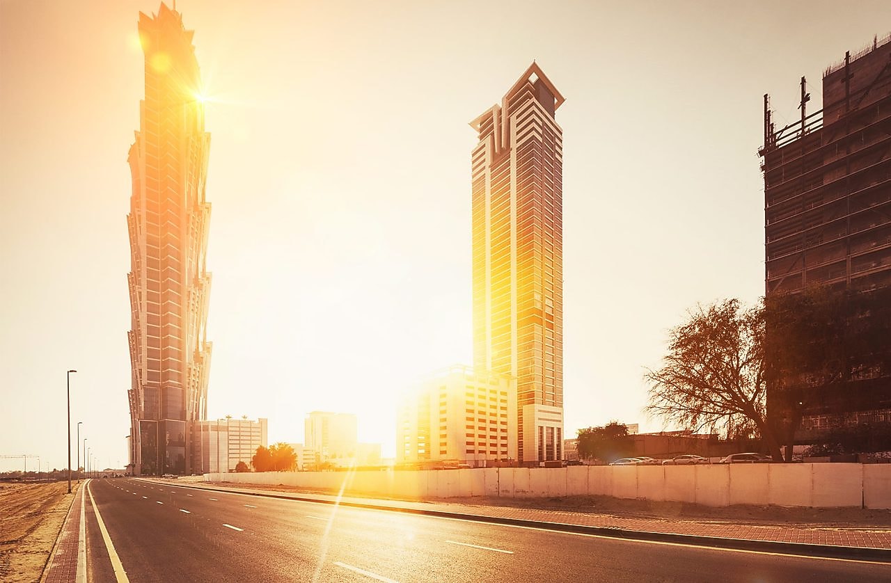 阿联酋杰布哈费特山区公路