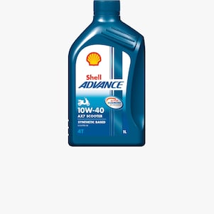 壳牌爱德王子 4T AX7 踏板车专用特写