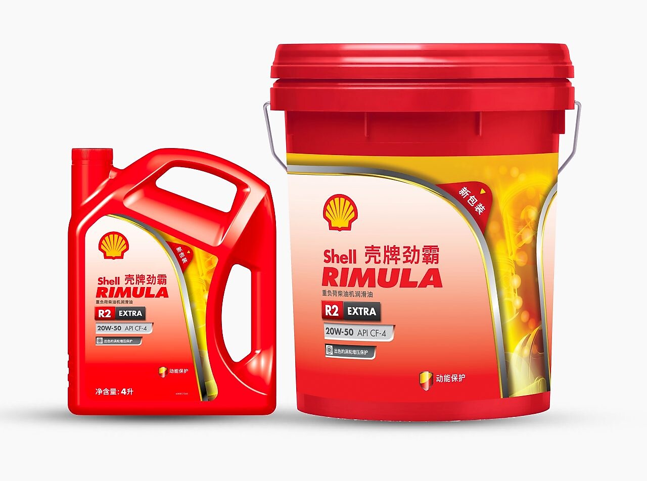 壳牌劲霸 R2 Extra 15W-40/20W-50 API CF-4